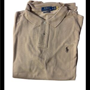 Ralph Lauren Classic Khaki Polo with Dark Logo